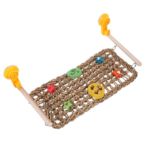 Supvox Papagei Hängen Klettern Net Haustier Vogel Käfig Papagei Spielzeug Interaktive Vogel Bett Für Käfig Tasse von Supvox