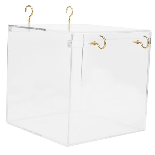 Supvox Parrot Badewanne Klein Vogel Duschbox Langlebig Hängend Käfig Zubehör für Vögel zur Reinigung Hautpflege und Hitzeregulierung Supvox Parrot Badewanne Klein Vogel Duschbox Langlebig Hängend Käfig Zubehör für Vögel zur Reinigung Hautpflege und Hitzeregulierung von Supvox