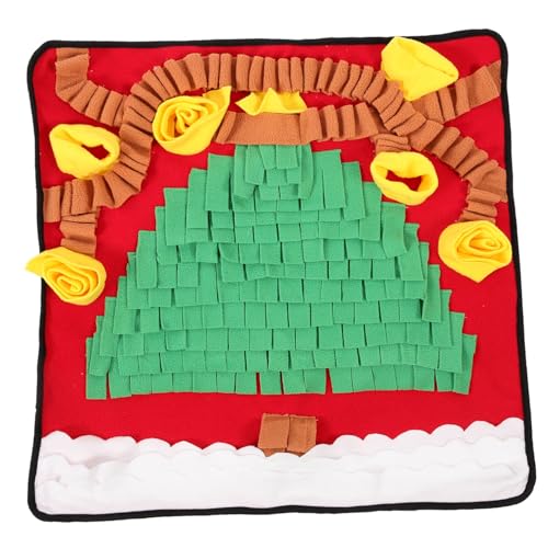 Supvox Interaktive Schnüffelmatte für Hunde Im Weihnachtsstil Langsames Füttern Bunte Trainingsmatte für Haustiere Fütterungsmatte für Welpen Supvox Interaktive Schnüffelmatte für Hunde Im Weihnachtsstil Langsames Füttern Bunte Trainingsmatte für Haustiere Fütterungsmatte für Welpen von Supvox