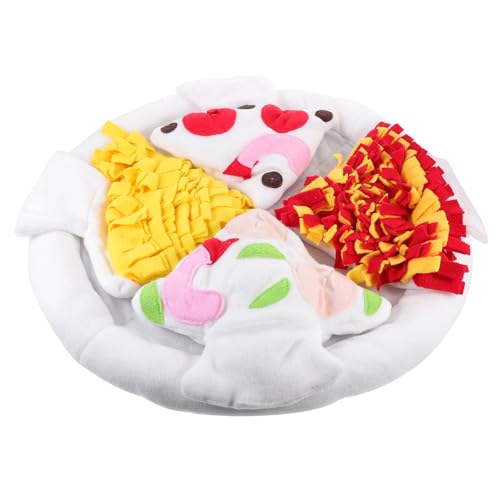 Supvox Matte Für Hunde Pet Sniff Matte Pizza Form Training Pad Hund Sniffing Kissen Supvox Matte Für Hunde Pet Sniff Matte Pizza Form Training Pad Hund Sniffing Kissen von Supvox