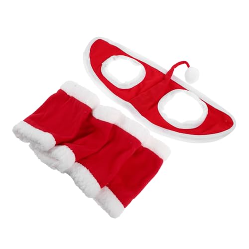 Supvox Pferde-kostüm Weihnachts-hinterbeinschützer und Elfenmütze mit Bequemem Schnallensystem Weichen Materialien und Robustem Design für Festliche Partys und Outdoor-einsätze Supvox Pferde-kostüm Weihnachts-hinterbeinschützer und Elfenmütze mit Bequemem Schnallensystem Weichen Materialien und Robustem Design für Festliche Partys und Outdoor-einsätze von Supvox