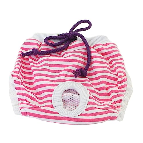 Supvox Elegante Streifenmuster Haustierwindel Waschbare Hundewindel für Hundehosen Supvox Elegante Streifenmuster Haustierwindel Waschbare Hundewindel für Hundehosen von Supvox