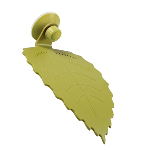 Supvox Kletterständer für Schildkröten Kreative Schildkrötenplattform Aus Kunststoff Blattdesign für Aquarienbehälter Größe S von Supvox