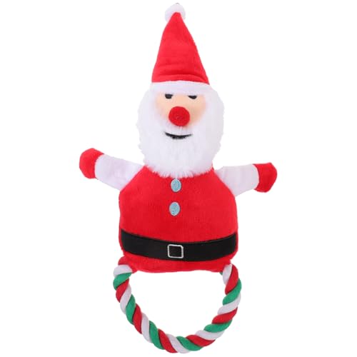Supvox Kauspielzeug für Hunde in Form Eines Weihnachtsmanns Quietschendes Backenzahnspielzeug für Welpen Sicheres Weiches Material Interaktives Spielspielzeug für Hunde Dekoratives Trainingsspielzeug Supvox Kauspielzeug für Hunde in Form Eines Weihnachtsmanns Quietschendes Backenzahnspielzeug für Welpen Sicheres Weiches Material Interaktives Spielspielzeug für Hunde Dekoratives Trainingsspielzeug von Supvox