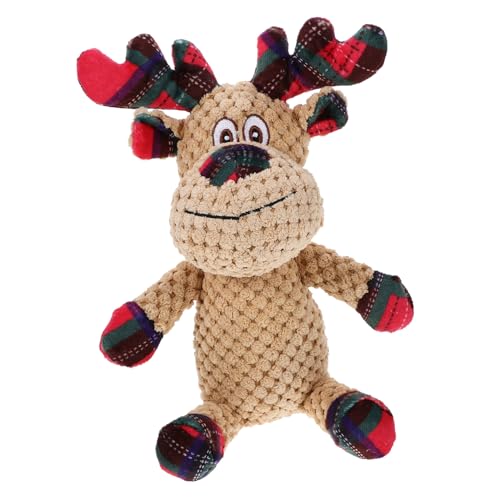 Supvox Plüsch Hundespielzeug Quietschendes Kauspielzeug Welpen Zahnpflege Langlebiges Kuscheltier für Kleine Mittelgroße Hunde zum Beiß und Spielspaß von Supvox