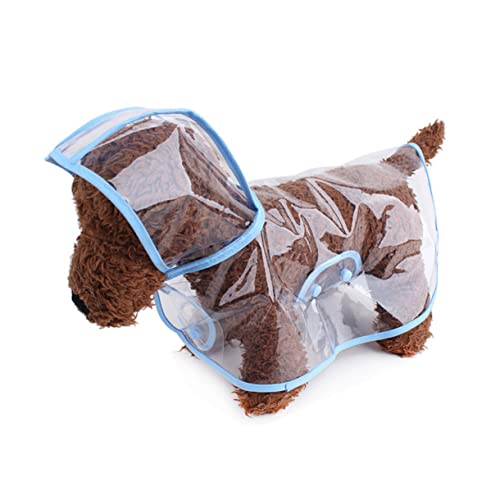 Supvox Regenbekleidung für Haustiere wasserdichte Regenjacken Welpe reflektierende Jacke Regenmantel für Hunde Kleiner Hund Regenmantel Poncho Regenmantel für Haustiere Winter Regenschirm von Supvox