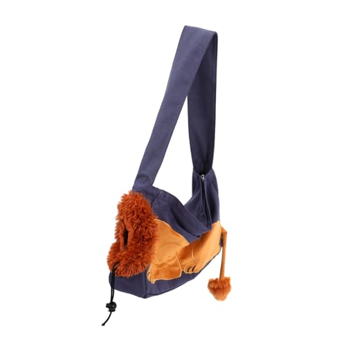 Supvox Outdoor-welpenträger Haustierträger Schultertasche Canvas-Einkaufstasche Atmungsaktive Katzentragetasche Löwenmuster Supvox Outdoor-welpenträger Haustierträger Schultertasche Canvas-Einkaufstasche Atmungsaktive Katzentragetasche Löwenmuster von Supvox