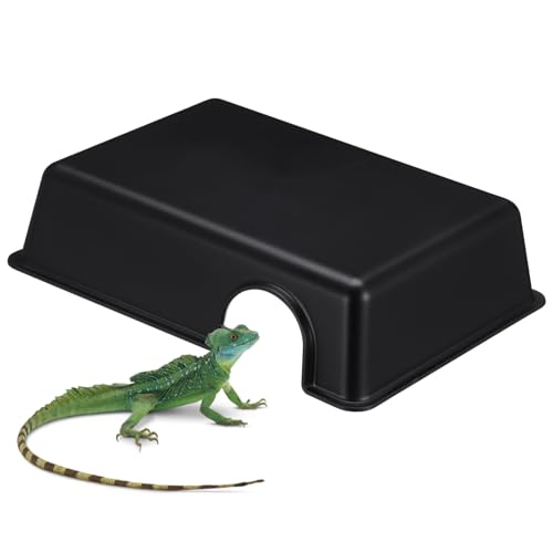Supvox Schildkrötentank-zubehör Versteck Reptilienversteck Höhle Feuchtigkeitshöhle Aus Kunststoff für Reptilien Zur Befeuchtung für und Schlangen Supvox Schildkrötentank-zubehör Versteck Reptilienversteck Höhle Feuchtigkeitshöhle Aus Kunststoff für Reptilien Zur Befeuchtung für und Schlangen von Supvox