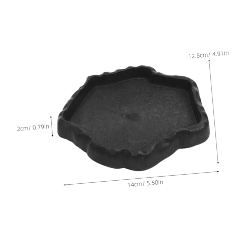 Supvox Reptilien Wasserschale Ecknapf aus Harz mit Felsen Design Multifunktionale Futter und Trinkschale für Schildkröten Geckos und Eidechsen rutschfest und Langlebig Supvox Reptilien Wasserschale Ecknapf aus Harz mit Felsen Design Multifunktionale Futter und Trinkschale für Schildkröten Geckos und Eidechsen rutschfest und Langlebig von Supvox