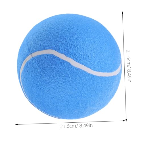 Supvox Riesiger Aufblasbarer Tennisball für Hunde und Großes Gummispielzeug für Garten und Schulaktivitäten Trainingsspielzeug für Kleine Hände Verbessert die Koordination und Sorgt für von Supvox