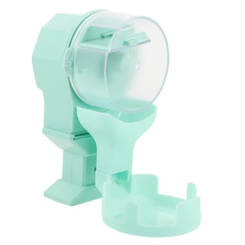 Supvox Schildkröte Tränke Gecko-Essen Eidechsenbecken Aquarium Coop Leopard Hängendes Vogelhäuschen Wasserspender Für Hühner Futterzange Für Schlangen Tank Plastik Light Green von Supvox