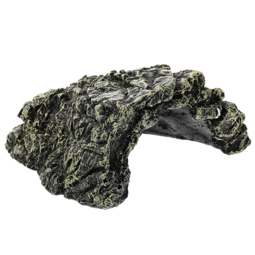 Supvox Realistische Reptilienhöhlen-Dekoration Sonnenplattform Für Schildkröten Mit Harzversteck Für Terrarium von Supvox