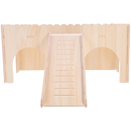 Supvox Solides Holz haustierhaus mit Rutsche Hamsterhaus und Meerschweinchenversteck Langlebiges Kleintier Chinchillas Hamster und Ratten Großer Raum für Schlaf und Spiel Supvox Solides Holz haustierhaus mit Rutsche Hamsterhaus und Meerschweinchenversteck Langlebiges Kleintier Chinchillas Hamster und Ratten Großer Raum für Schlaf und Spiel von Supvox