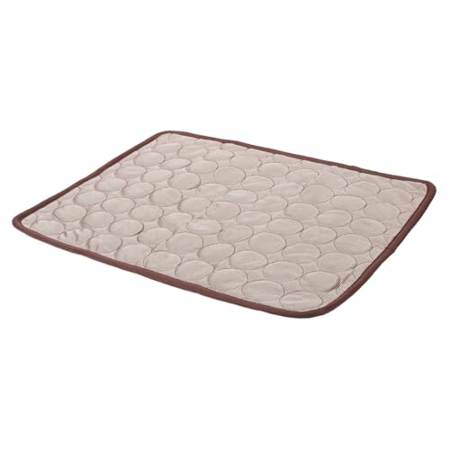 Supvox Sommerliche Kühlmatte für Haustiere Atmungsaktive Pet Pad Hundekühlmatte S Kaffee Faltbar für Hundebett Transportbox Kennel Schützt vor Überhitzung Vielseitig für Hunde und Katzen von Supvox