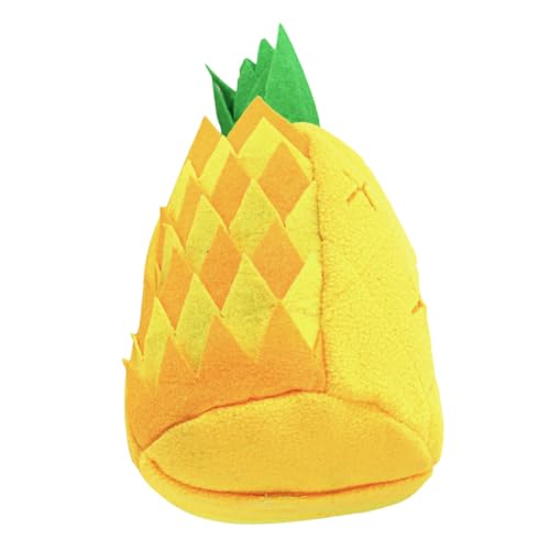Supvox Squeaky Pineapple Hundespielzeug mit Futtermittel leckage Interaktives Kauspielzeug zur Stressreduktion und Schnüffelförderung für Kleine bis Große Hunde Plüschig und Langlebig von Supvox