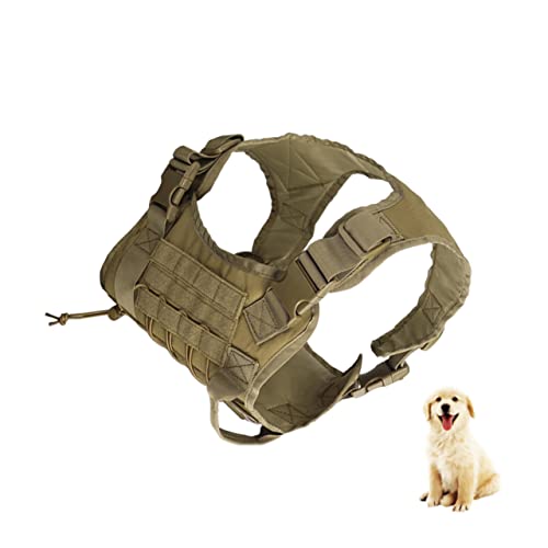 Supvox Hundetaschen Hundeweste Mit 4 Schnallen Gepolstert Wasserabweisend Für Service Ausflüge Größe L von Supvox