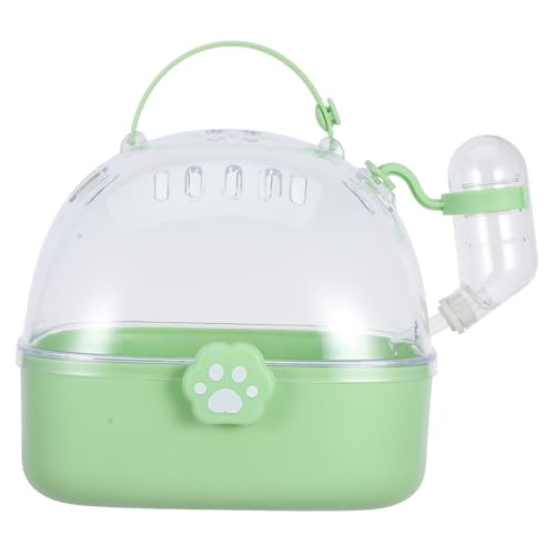Supvox Mehrzweck-Hamster-transportkäfig Für Unterwegs Mit Wasserflasche Kleintier-transportbox Mit Schlössern Für Rennmäuse Und Chinchillas von Supvox