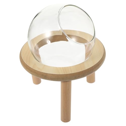 Supvox Transparente Sandbadewanne für Hamster Verschleißfestes Kleines Badezubehör Multifunktional als Badewanne Futterspender und Haustier Toilette Praktisch und Leicht zu Reinigen von Supvox