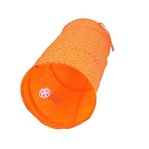 Supvox Katzenspielzeug Selbstaktivität Katze Interaktiver Tunnel Kätzchen Spielbedarf Haustier Röhrenspielzeug Tunnel Orange Supvox Katzenspielzeug Selbstaktivität Katze Interaktiver Tunnel Kätzchen Spielbedarf Haustier Röhrenspielzeug Tunnel Orange von Supvox