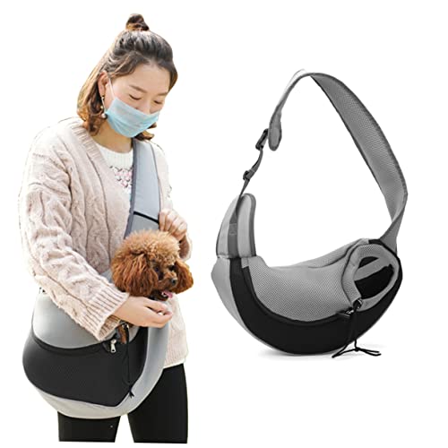 Supvox Verstellbare Tragetasche Für Hunde Leichte Netztasche Sicher Und Belüftet Für Welpen Perfekt Für Besuche von Supvox