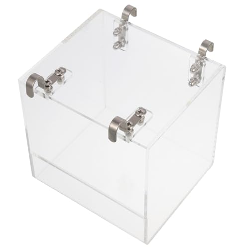 Supvox Vogelbadewanne für Käfige Klare Duschbox für Papageien und Andere Vögel Langlebig und Einfach zu Reinigen für Sommer und Winterbad von Supvox