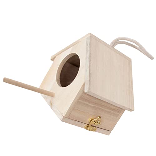 Supvox Vogelhaus Nistkasten Holz Futterspender Für Wildvögel Massivholz Garten Balkon Vogelbeobachtung Nistplatz Supvox Vogelhaus Nistkasten Holz Futterspender Für Wildvögel Massivholz Garten Balkon Vogelbeobachtung Nistplatz von Supvox