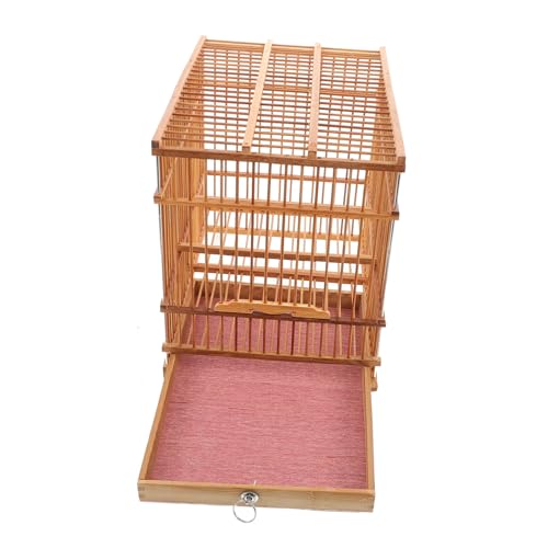 Supvox Vogelkäfig Tragbar Leichter Käfig für Vögel Indoor und Outdoor Nutzung Dekorative Hängende Vogeltrage für Sittiche und Liebesvögel Umweltfreundliches Material Stilvolles Design von Supvox