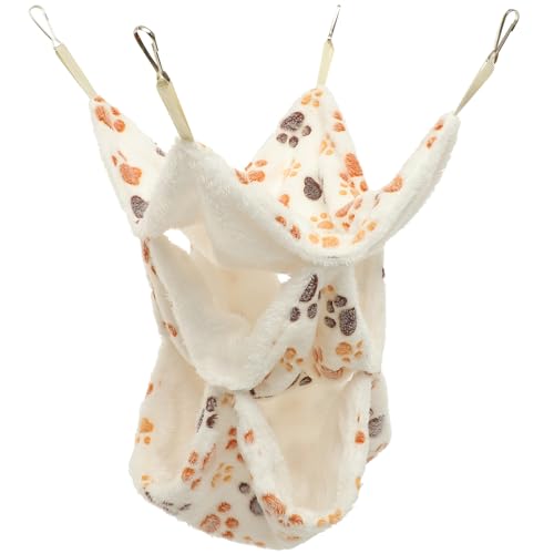 Supvox Warmes Doppellagiges Hamsterbett aus Weichem Fleece Kleines Haustier hängematten Nest für Eichhörnchen Ratten und Meerschweinchen Komfortabel und Sicher für Kleine Tiere Supvox Warmes Doppellagiges Hamsterbett aus Weichem Fleece Kleines Haustier hängematten Nest für Eichhörnchen Ratten und Meerschweinchen Komfortabel und Sicher für Kleine Tiere von Supvox