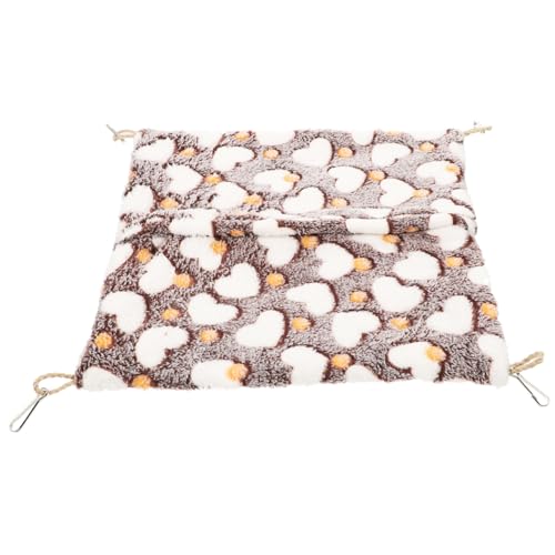Supvox Warmes Haustier Schlafsack Hängematte Kuschelige Bettung für Hamster Meerschweinchen und Eichhörnchen Atmungsaktiv und Ganzjahres Geeignet Sanft und Bequem für Kleine Nager von Supvox