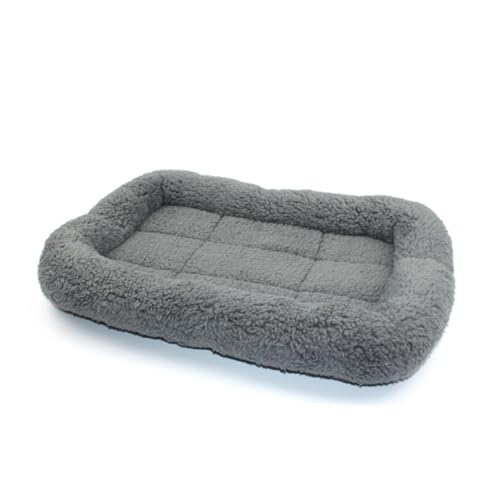 Supvox Warmes Haustierbett mit Lammfell Fleece für Kleine und Mittelgroße Hunde und Katzen rutschfeste Oxford bodenmatte Waschbare Atmungsaktive und Pflegeleichte Schlafunterlage von Supvox