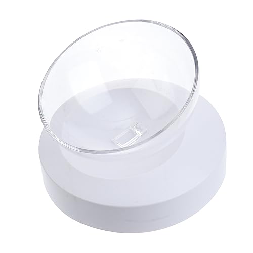 Supvox Verstellbarer Wassernapf für Haustiere 20° Futternapf für Katzen – Basis Aus Abs/pc-Material Kätzchennapf für Bequemes Füttern von Supvox