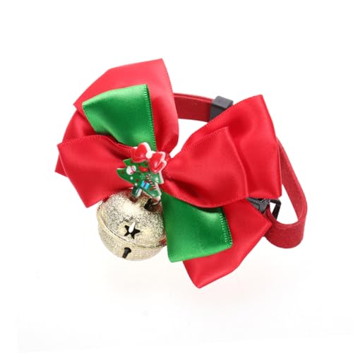 Supvox Hundehalsband Mit Fliege Für Haustier Weihnachten Dekoration Verstellbar Aus Hochwertigem Material Passend Für Tiere Haustierbedarf von Supvox