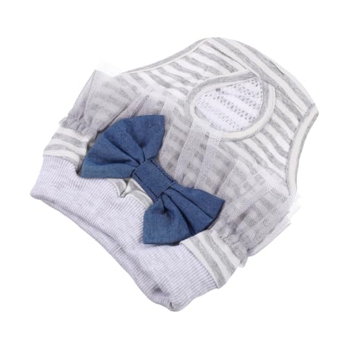 Supvox Wiederverwendbare Hundewindel aus Hochwertiger Waschbar Sanitäre Schutzhose für Kleine Hunde Praktische Passform für Läufigkeit und Inkontinenz Einfach Anzuziehen Schützt Möbel von Supvox