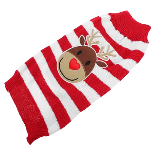 Supvox Haustierweste Weihnachten Hundekleidung Weihnachten 1 Stück Warme Weste 16/XL Weihnachtsthema Gemütlich Für Fotogelegenheit von Supvox