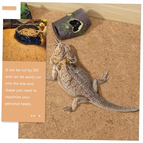 Supvox Wurmfarm Matte Jute Teppich Reptilien Terrarienmatte Weich Langlebig Wiederverwendbar für Schildkröten Echsen und Würmer Supvox Wurmfarm Matte Jute Teppich Reptilien Terrarienmatte Weich Langlebig Wiederverwendbar für Schildkröten Echsen und Würmer von Supvox