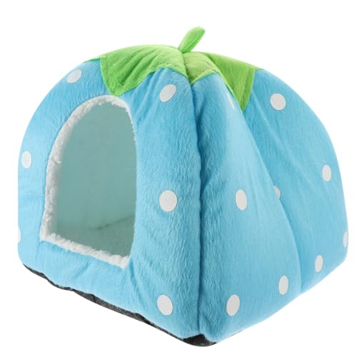 Supvox Komfortables Meerschweinchen Versteck Waschbar Hamster Zelt Weiches Nest Bett Stroh Bett von Supvox