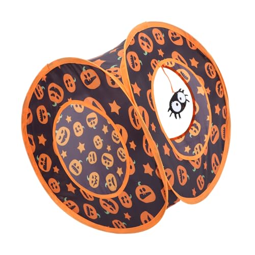 Supvox Katzentunnel-Spielzeug Aus Polyester Unterhaltsam und Interaktiv für Hauskatzen Kleiner Haustiertunnel Faltbarer Unterschlupf Halloween-kürbis-Thema Supvox Katzentunnel-Spielzeug Aus Polyester Unterhaltsam und Interaktiv für Hauskatzen Kleiner Haustiertunnel Faltbarer Unterschlupf Halloween-kürbis-Thema von Supvox