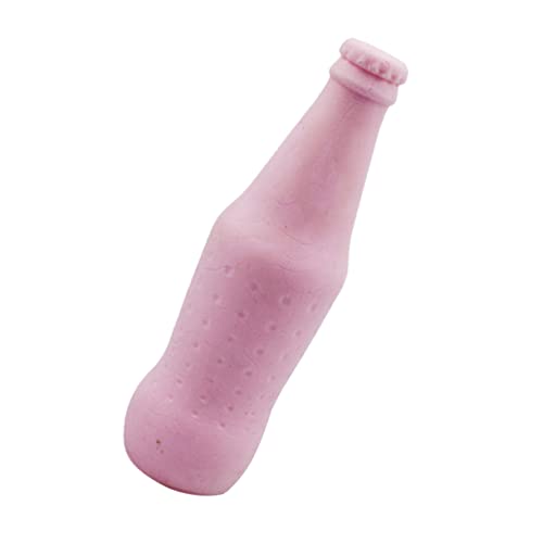 Supvox knete Spielzeug knetspielzeug Hunde Molar Spielzeug Dogs Toys Dog chew Toy Spielzeug für Hunde Dog Toy Hunde Zahnpflege Kauspielzeug Hunde Kauspielzeug kauen Sodaflasche Rosa von Supvox