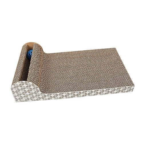 Supvox kratzbaum für Katzen horizontaler Katzenkratzer kratzunterlage für Katzen katzenkratzmatte kratzmatte für Katzen Kratzspielzeug für Katzen Katzenkratzbrett aus Wellpappe Brown Supvox kratzbaum für Katzen horizontaler Katzenkratzer kratzunterlage für Katzen katzenkratzmatte kratzmatte für Katzen Kratzspielzeug für Katzen Katzenkratzbrett aus Wellpappe Brown von Supvox