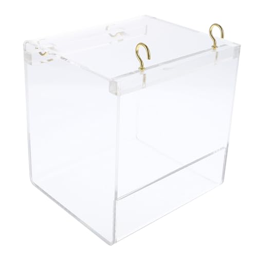 Supvox Papagei-badebecken Vogelbadewanne für Käfig Kleiner Vogel-badewürfel Papagei-duschbecken Haustier-Vogel Supvox Papagei-badebecken Vogelbadewanne für Käfig Kleiner Vogel-badewürfel Papagei-duschbecken Haustier-Vogel von Supvox