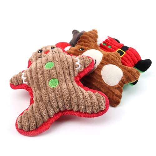 Supvox 3stücke Haustier-plüsch-Sound-Spielzeug Cartoon-quietschspielzeug Kauspielzeug Für Hunde Und Katzen Heimtierbedarf Weihnachtsmann Schneemann Und Rehkitz Für Jedes Supvox 3stücke Haustier-plüsch-Sound-Spielzeug Cartoon-quietschspielzeug Kauspielzeug Für Hunde Und Katzen Heimtierbedarf Weihnachtsmann Schneemann Und Rehkitz Für Jedes von Supvox