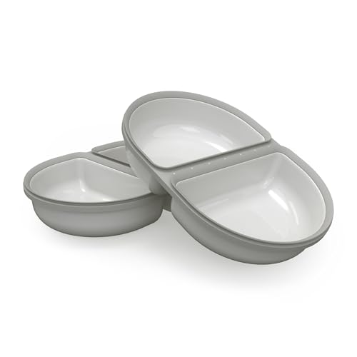 Sure Petcare SureFeed Split Futternapf für Haustiere mit integrierter Dichtung, kompatibel mit Sure Petcare SureFeed Mikrochip-Futterspender mit versiegeltem Deckel, funktioniert für Nass- und von SureFeed