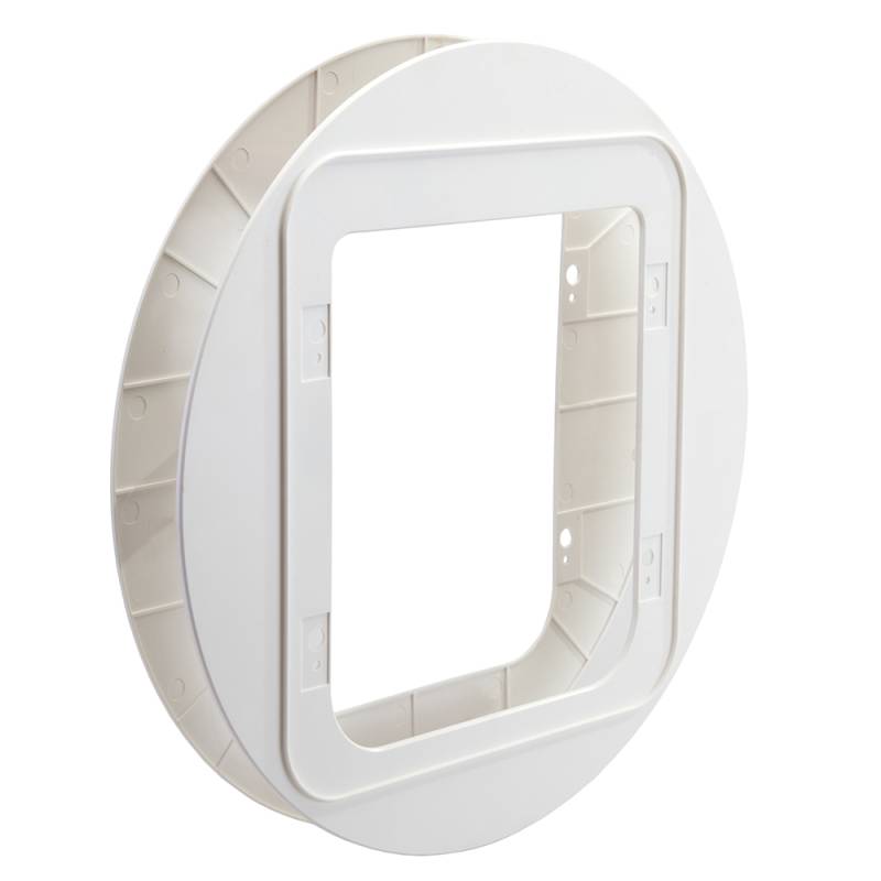 SureFlap Mikrochip Haustierklappe - Zubehör: Montageadapter für Glasscheiben weiß (OHNE Haustierklappe) von SureFlap