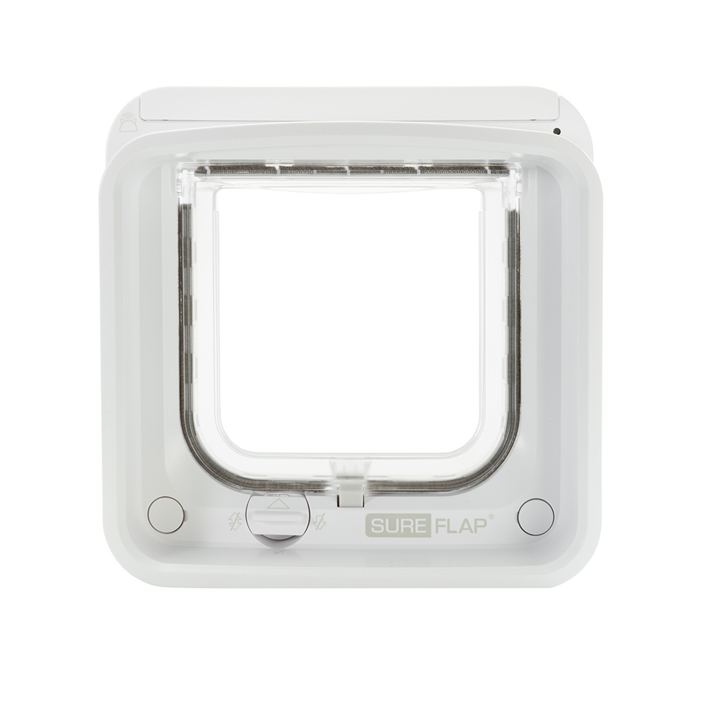 SureFlap Connect Mikrochip Katzenklappe - SureFlap Mikrochip Katzenklappe weiß (nur mit SureFlap Hub nutzbar) von SureFlap