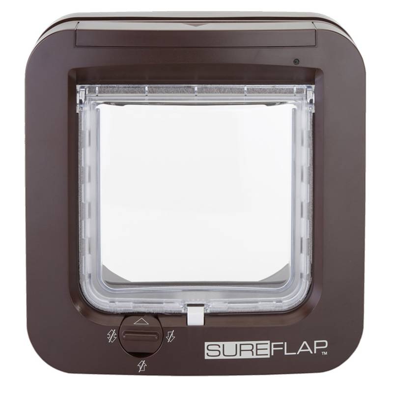 SureFlap® Microchip Katzenklappe braun von Sure Petcare