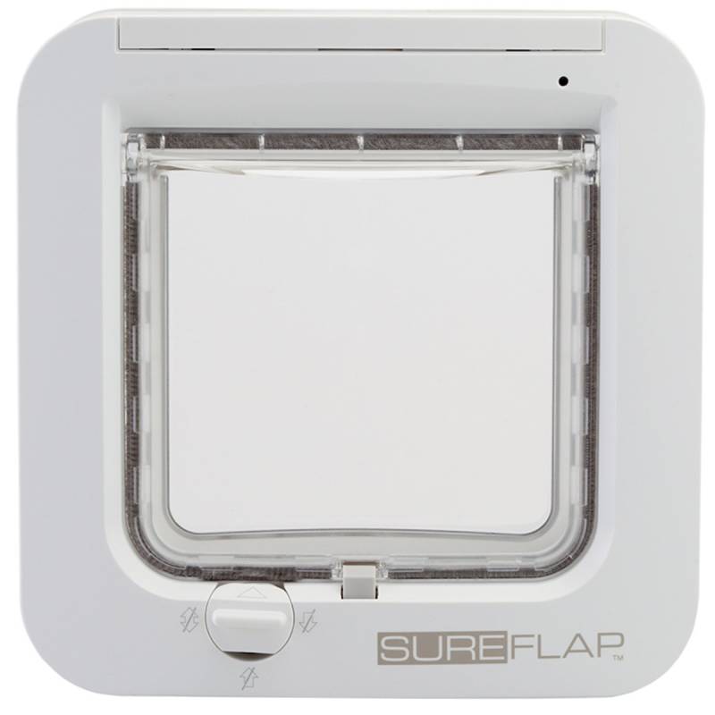 SureFlap Mikrochip Katzenklappe weiß von SureFlap