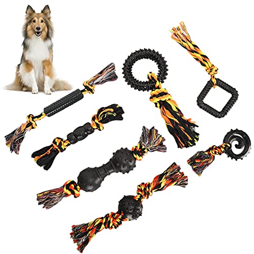Großes Hundekauspielzeug, Hundeseilspielzeug Langlebig für Hund zur Linderung von Stress von Surebuy
