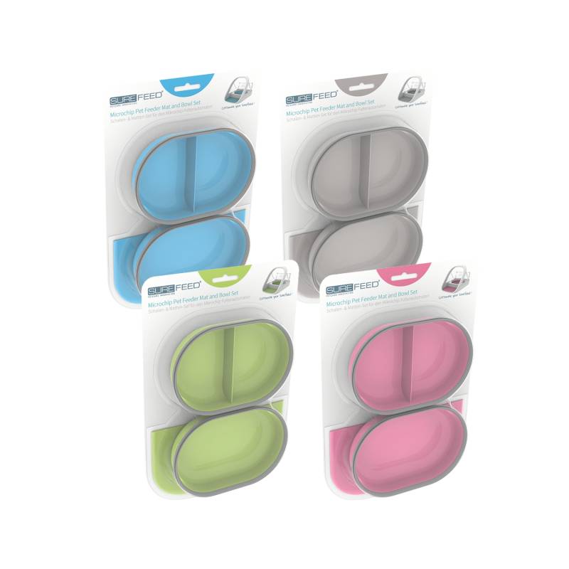 SureFeed Set Mat, Einzel- und geteilte Schale - Grau SureFeed Set Mat, Einzel- und geteilte Schale - Grau von Surefeed