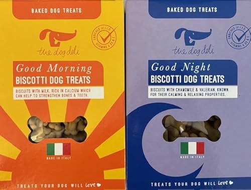 Good Morning & Good Night Biscotti Hundeleckerlis Sortenpackung (2 Stück) von Surrey Feed