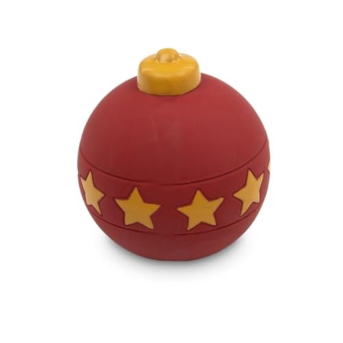 Surrey Feed Hundeball aus Latex, Weihnachtskugel-Design, Rot Surrey Feed Hundeball aus Latex, Weihnachtskugel-Design, Rot von Surrey Feed